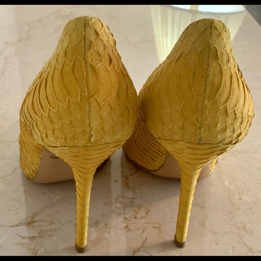 Salvatore Ferragamo Yellow Python Snake - Picture 5 of 7